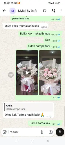 Testimonial Buket Bunga tabanan