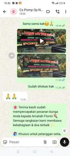 Testimonial Papan Bunga tabanan